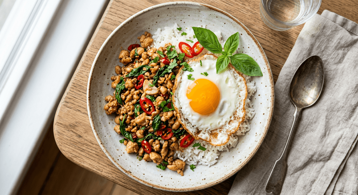 Thai Chicken And Basil Breakfast Rice Bowl 1769985191526 Fywu