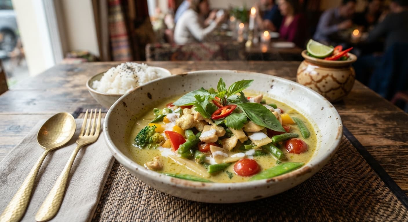 Thai Coconut Curry with Chicken and Veggies