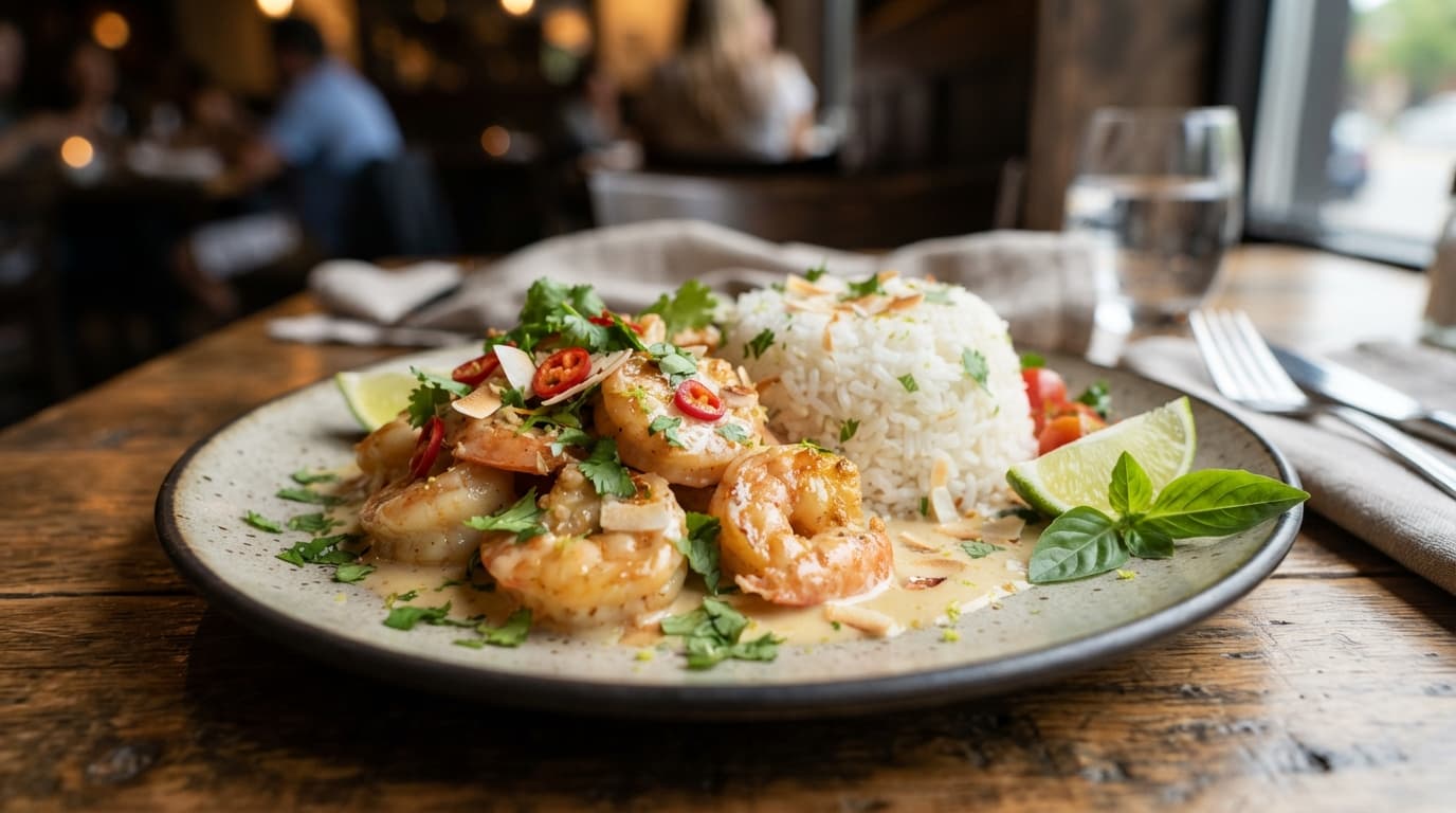 Thai Coconut Lime Shrimp