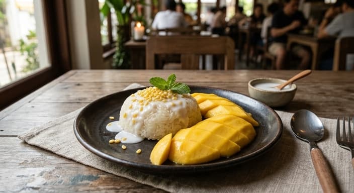 Thai Mango Sticky Rice (Quick Version)