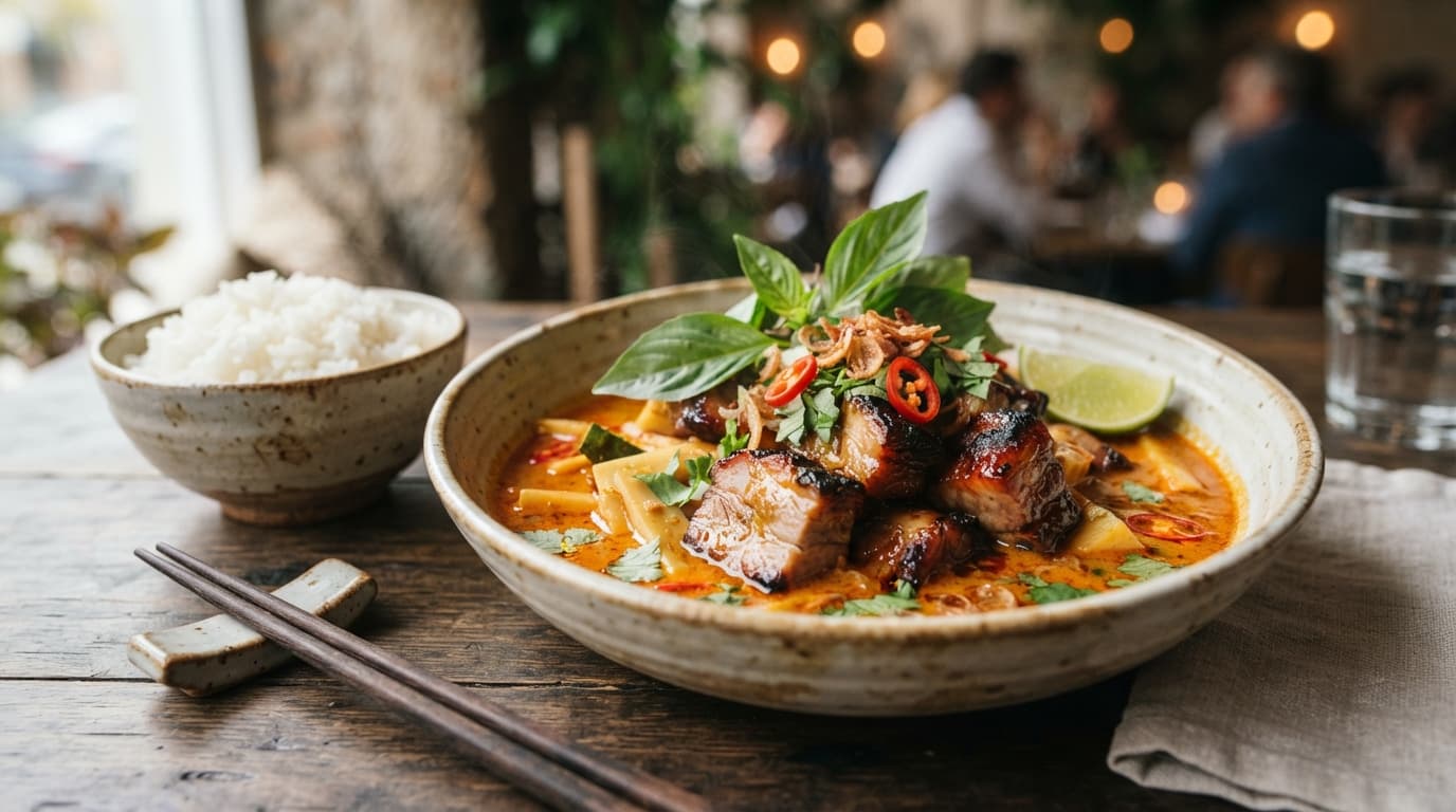 Thai‑Style Char Siu Pork Shoulder Curry