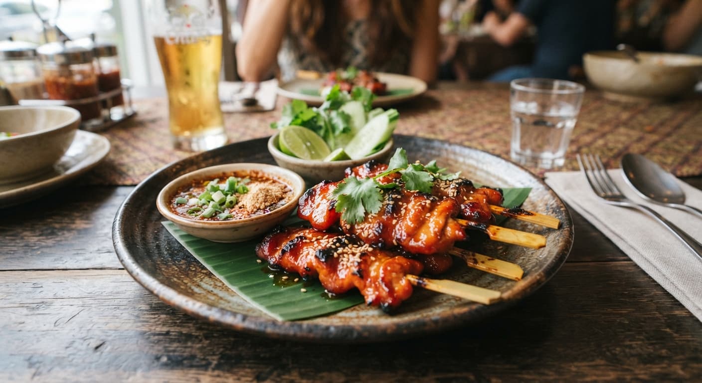 Thai‑Style Char Siu Pork Skewers