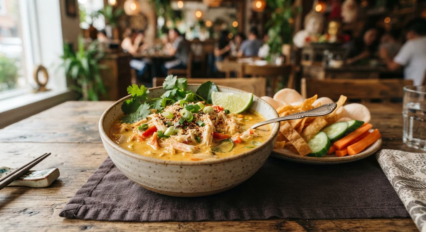 Thai‑Style Imitation Crab Coconut Curry Dip