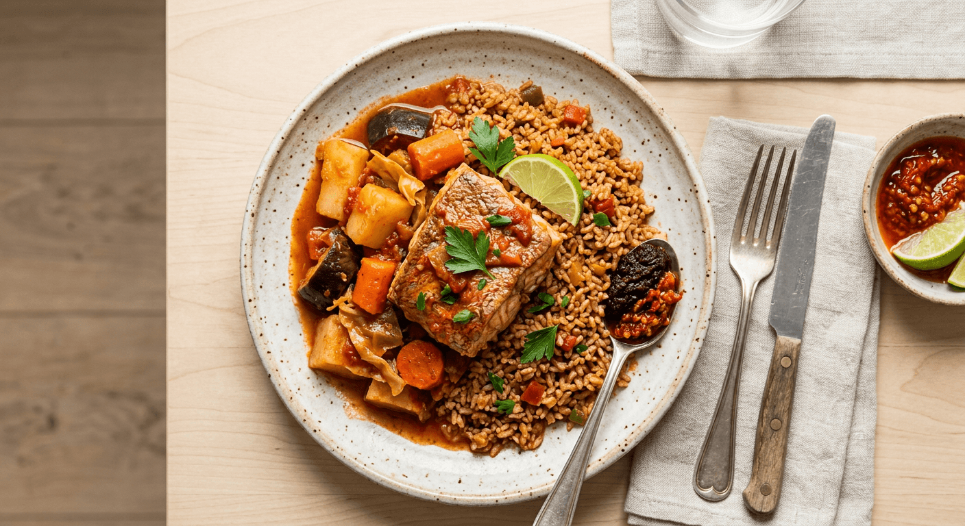 Thieboudienne Senegalese Fish And Rice