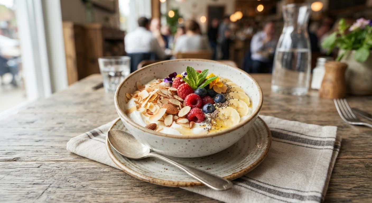 Toasted Coconut Almond Yogurt Bowl