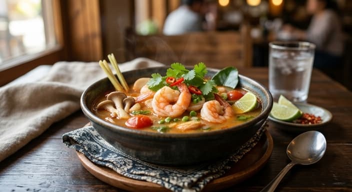 Tom Yum-Inspired Shrimp Soup (No-Fuss)