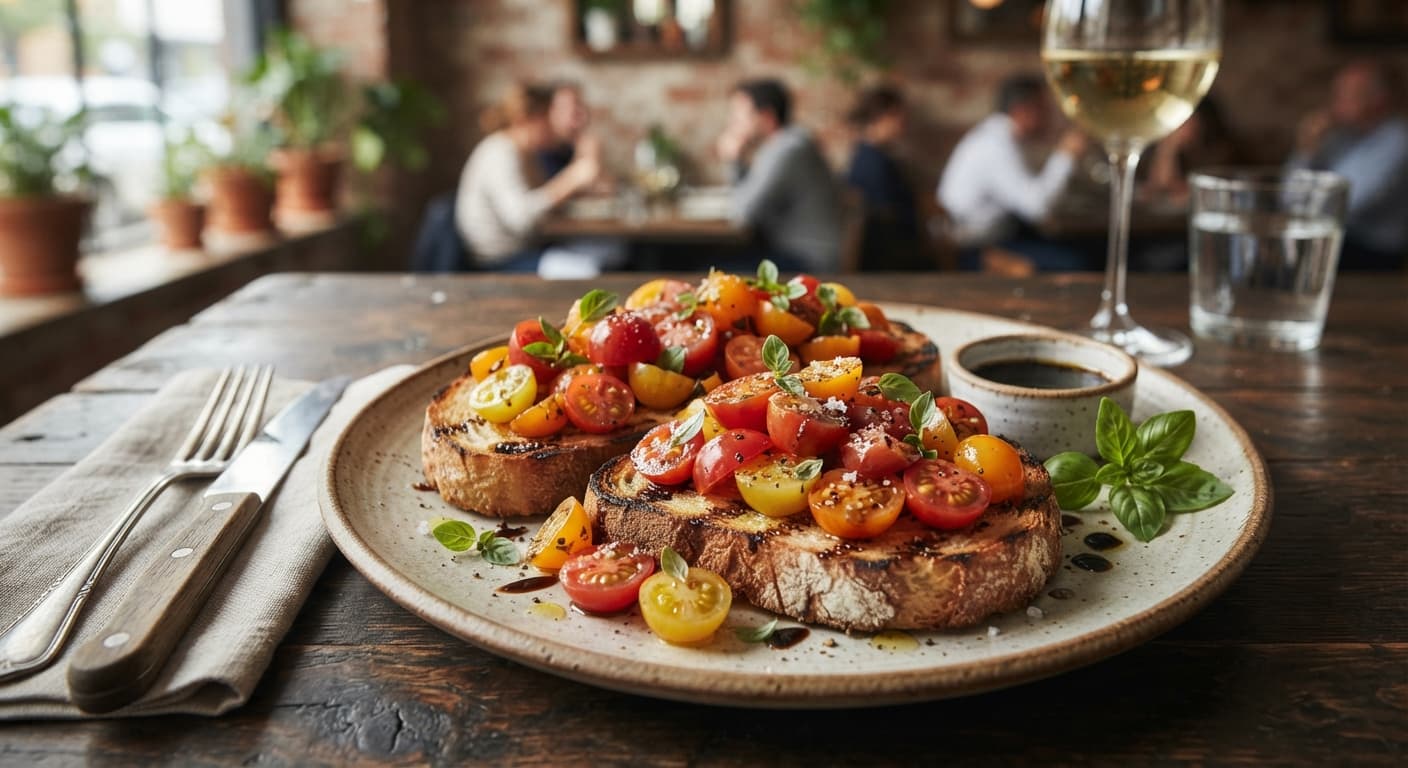 Tomato Basil Toast