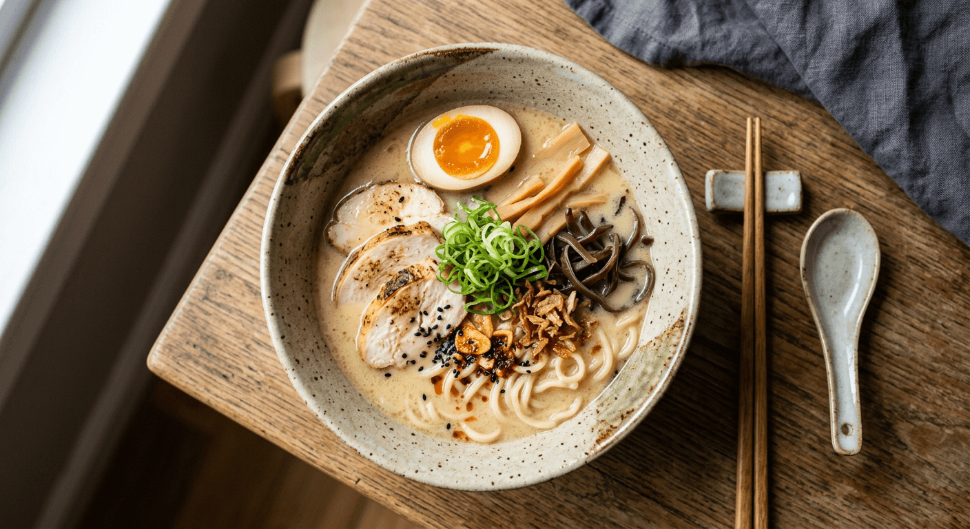 Tori Paitan Ramen Creamy Chicken Ramen