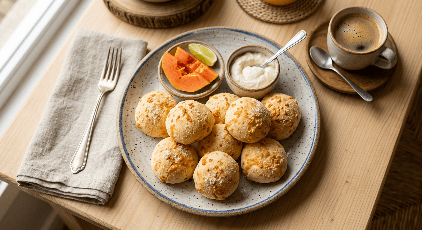 Traditional Brazilian Pão De Queijo Breakfast Plate 1769628431211 Ajyq