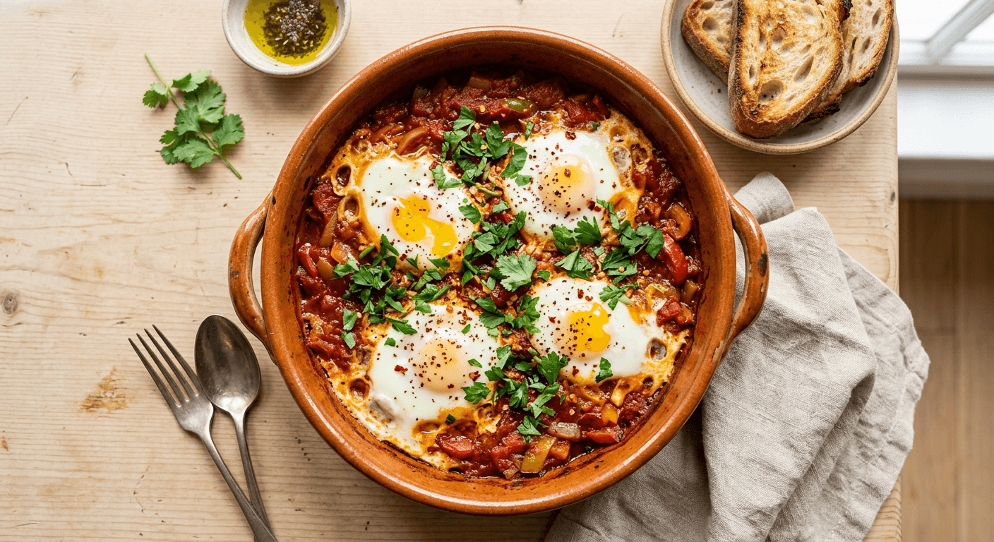 Traditional Middle Eastern Tomato Shakshuka