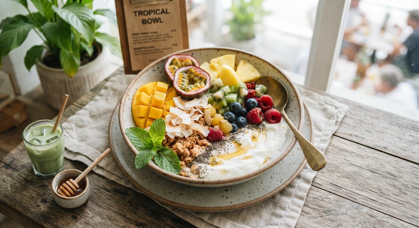 Tropical Yogurt Breakfast Bowl
