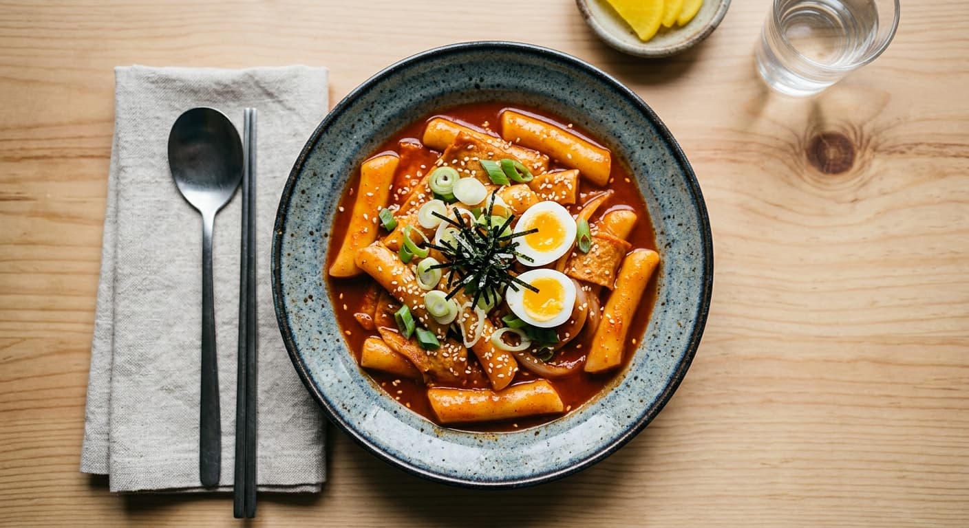 Tteokbokki (Spicy Rice Cakes)