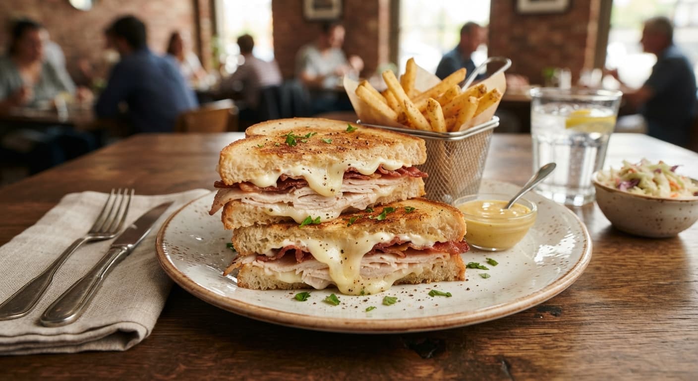 Turkey and Swiss Melt Sandwiches