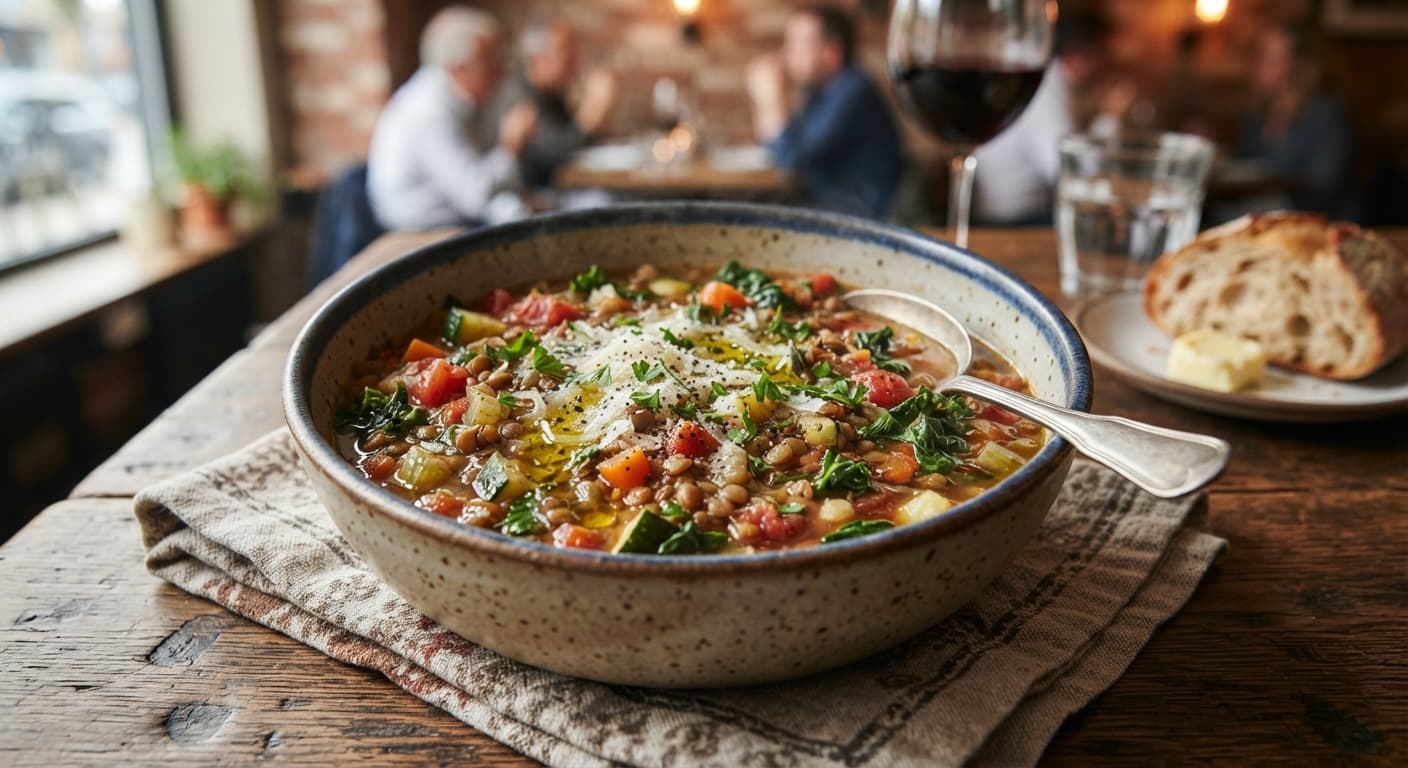 Tuscan Lentil and Vegetable Bowl