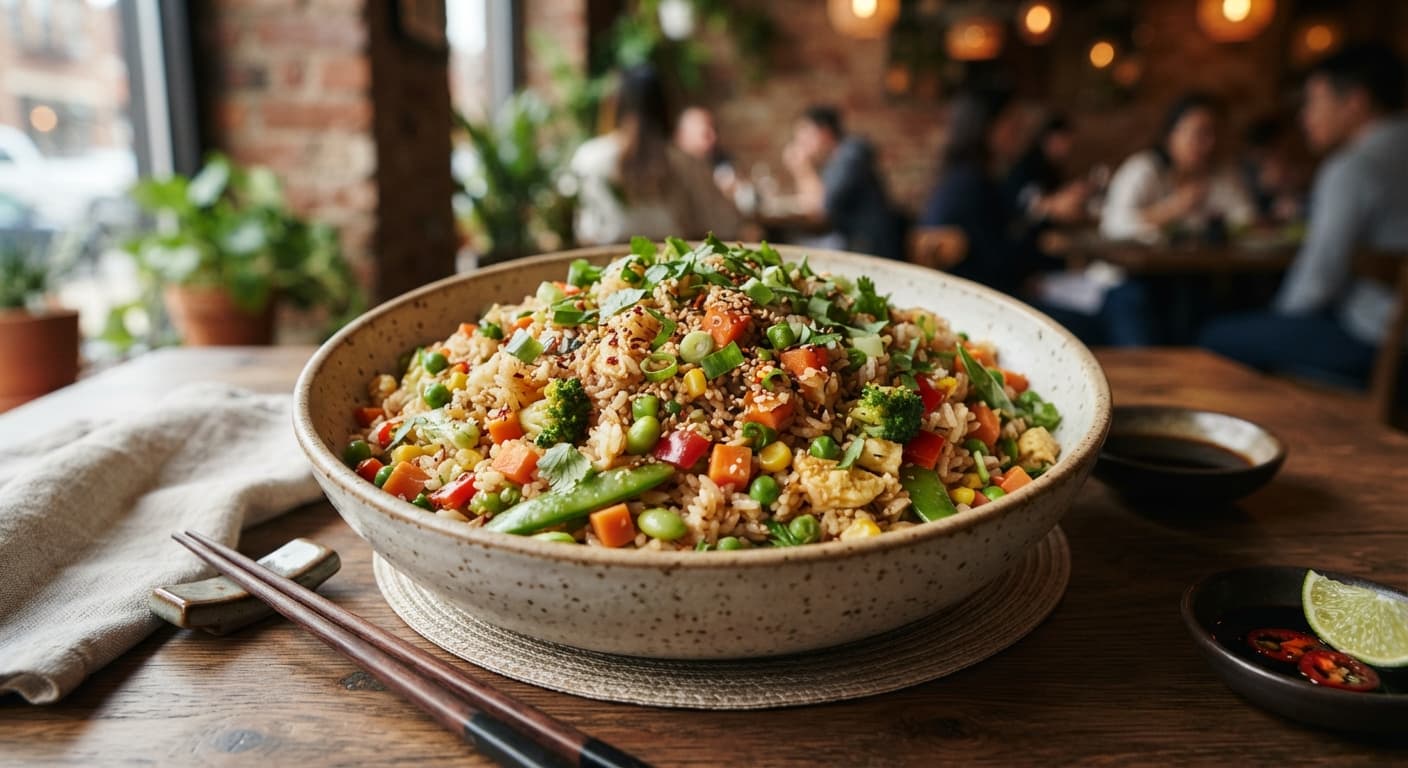 Veggie‑Loaded Fried Rice