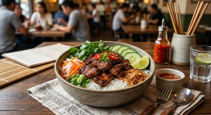 Vietnamese Lemongrass Pork Banh Mi Bowls