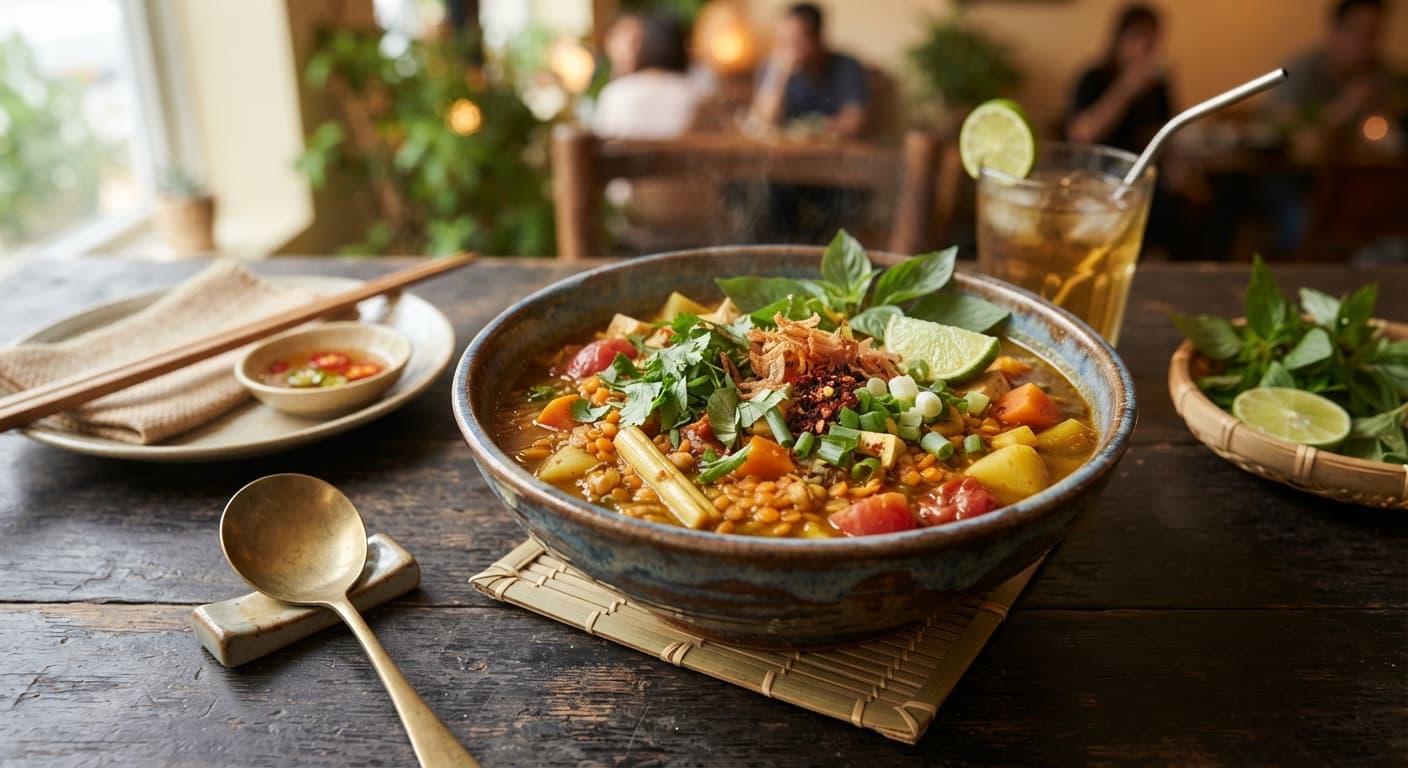 Vietnamese Lentil and Lemongrass Stew