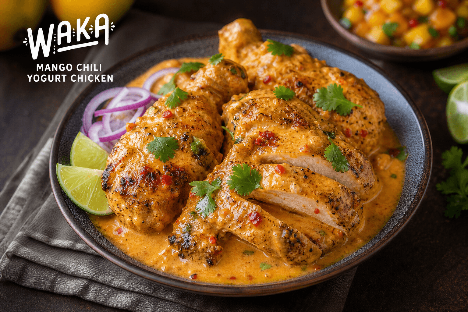 Waka Mango Chili Yogurt Chicken