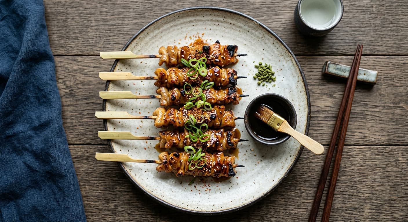 Yakitori Kawa with Tare Sauce